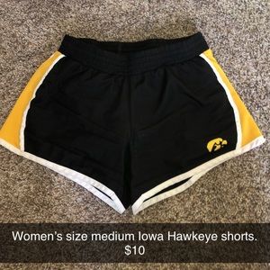 Iowa Hawkeye shorts